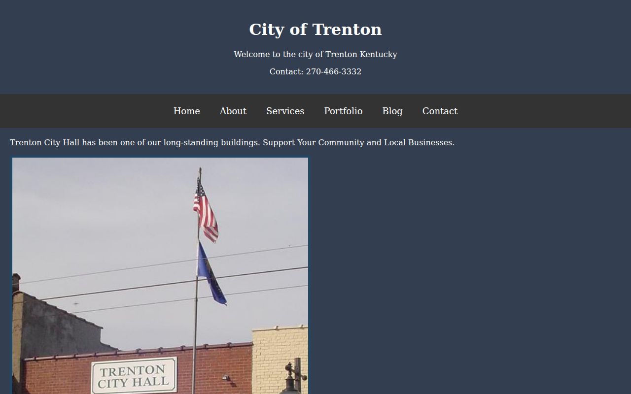 Trenton criminal records starting point at official City Hall